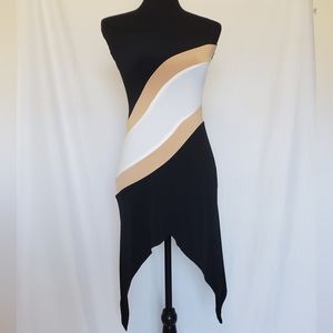 Charlotte Russe Small Strapless Asymmetrical Dress